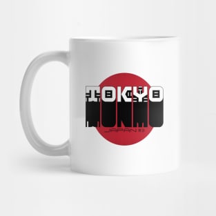 Tokyo Japan Red Sun Cartoon Style Mug